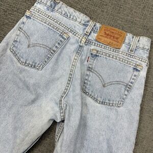 Vtg Levis 550 Relaxed Fit Tapered Leg Jeans Mens 31x30* Made In USA Light Wash